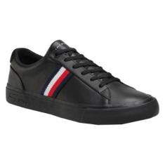 TENIS TOMMY HILFIGER DINO 24A THFM0FM03397-THBDS - PRETO 41-Masculino