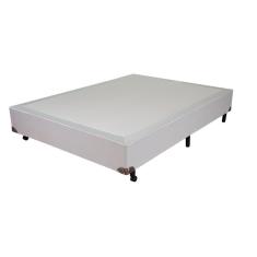 Base Box Casal Jacquard Liso 138x188x25cm Prorelax Branco