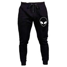 Calça Moletom Unissex Et Alien Ovni (Preto, M)