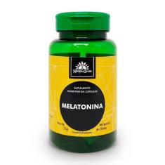 Suplemento Alimentar Melatonina 210mcg  0,21mg 60 Cápsulas Kampo De Ervas 