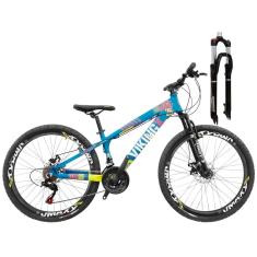 Bicicleta Aro 26 VikingX Tuff25 27v Freio Hidráulico e Trava