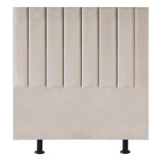 Cabeceira Estofada Cama Box Solteiro 90 cm Mavie Suede