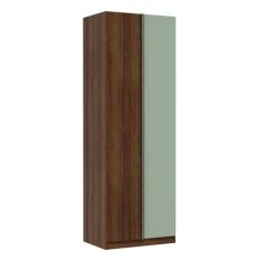 Guarda Roupa Solteiro Canto Reto Direito/Esquerdo Prime Plus 1 Porta 8