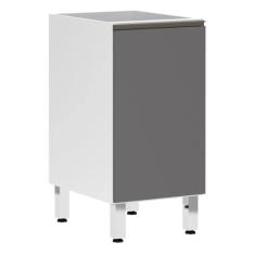 Balcão de Cozinha sem Tampo 40cm 1 Porta Pérola Luciane Móveis