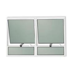 Janela de Alumínio Maxim-ar 2 Seções 80x120cm Vidro Mini Boreal Plus B