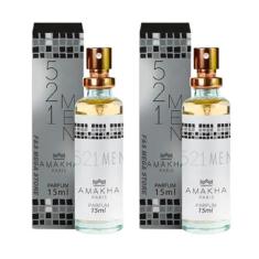 Kit 2 Perfume Masculino 521 Men Amakha Paris Bolso Bolsa
