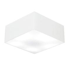 Plafon Quadrado Vivare Md-3053 Cúpula Em Tecido 21/60x60cm -
