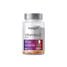 KATIGUÁ Vitamina E Sem Sabor Katiguá 60 Cápsulas De 15Mg Prata
