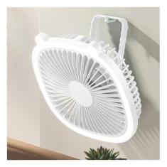 Mini Ventilador LED Portátil Recarregável USB 3 Velocidades 048 - NEHC