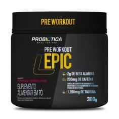 Pré Treino Epic Pote 300G Sabor: Frutas Vermelhas