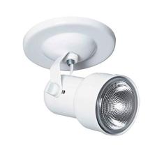 Spot Sobrepor Alumínio Para 1 Lâmpada 60w E27 Branco Biancoluce