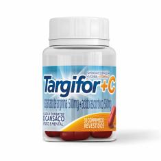 Targifor C Aspartato de Arginina 500 mg + Vitamina C 500mg 30 comprimidos 30 Comprimidos Revestidos