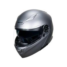 Capacete Helt Hippo Glass Cinza Titanium