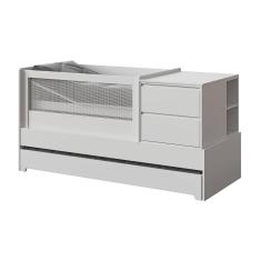 Berço Cama Sol e Mar Divicar Branco Acetinado