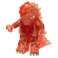 Boneco Blocos De Montar Lava Godzilla