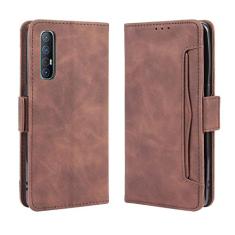 Capa com compartimento para cartão para Oppo Find X2 Neo, capa flip carteira com suporte de couro para Oppo Find X2 Neo, capa magnética retrô para celular, capa carteira com compartimentos para