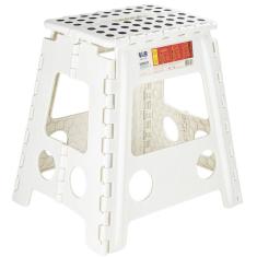 Banqueta Plástica Dobrável Grande Escada Vig Ordene Or10502