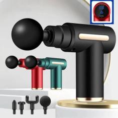 Massageador Elétrico Profissional Muscular Corporal Forte Recarregável