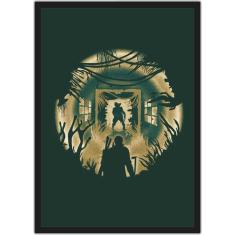 Quadro Decorativo The Last Of Us Games Jogos Geek Decorações Com Moldu