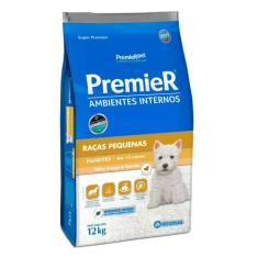 Ração Premier Ambientes Internos Cães Filhotes Raças Pequenas Frango E