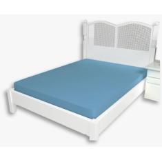 Lençol com elástico micropercal 200 fios casal 01 peç - taty enxovais,