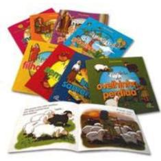 Coleção Parábolas (8 Títulos) - 8 Livrinhos: Ricamente Ilustrados! Com Atividades Divertidas!