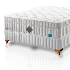 Colchão De Látex Qgel Com Cobre Box Casal 138x188cm