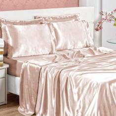 Lençol Sublime Queen 4pçs - Valle Enxovais, Nude