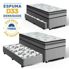 Cama Box com Colchão de Espuma D33 Pillow In Anjos Ortosleep Auxiliar 