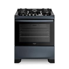 Fogão Dako 5 Bocas A Gas Supreme Timer Glass Titanium Bivolt