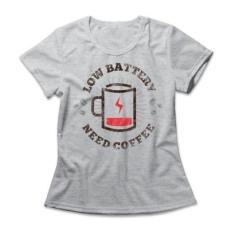Camiseta Studio Geek Coffee Battery Feminino-Feminino