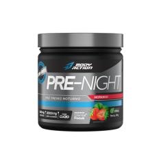 Pré Treino Noturono Pre-Night 200g Sabor Morango Bodyaction