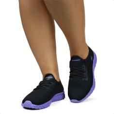 Tenis Feminino Para Caminhada Corrida Cross Treino-Feminino