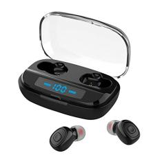 Fones de ouvido sem fio TWS Smart Wireless BT5.0 Headset LED Display digital 6D Stereo Bass Fones de ouvido esportivos com microfone Double the comfort