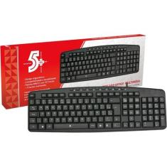 Teclado usb office multimidia usb com fio santana centro