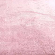 Lençol De Plush Flannel Avulso Com Elástico - Hiper Textil - Rosa - Casal