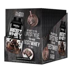 Best Whey Atlhetica Display Com 15 Sachês Chocolate Brownie