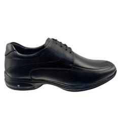 Sapato Social Masculino Jota Pe Ref 71454 Couro Preto-Masculino