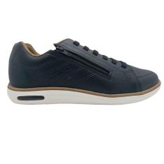 Tenis Casual BRSport Cadarço Elastico Ziper e Amortecedor-Masculino