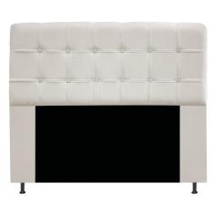Cabeceira Estofada Mel 160 Cm Queen Size Suede Bege