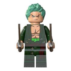 Boneco Blocos De Montar One Piece Zoro Pirate