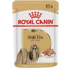 Ração Royal Canin Sachê Breed Health Nutrition para Cães Adultos Shih Tzu - 85 g