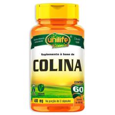 Kit 5 Colina Vitamina B8 Unilife 60 Cápsulas
