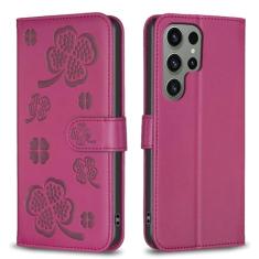 Capa carteira para Samsung Galaxy S24 Ultra, com 3 cartões e 1 compartimento para dinheiro, capa de telefone flip de couro PU à prova de choque compatível com Samsung Galaxy S24 Ultra 6,8 polegadas