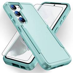 Asuwish Capa de celular para Samsung Galaxy S23 Plus 5G com película protetora de tela de vidro temperado e acessórios de célula protetora de corpo inteiro híbrido fino S23+5G S23plus 23S + S 23 23+