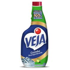 Desengordurante Limão Refil Veja 500ml, 400ml
