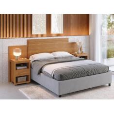 Cabeceira Dinamarca Com Criado Para Cama Box Casal 140 E Queen 160 - C