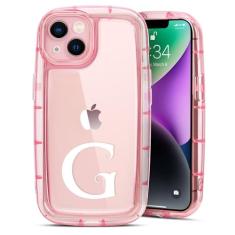 R'hllor Capa para iPhone 13 6,1 polegadas (não serve para 13 Pro), design de sabonete rosa com borda ultra grossa proteção à prova de choque capa de telefone presentes para mulheres/mães/meninas