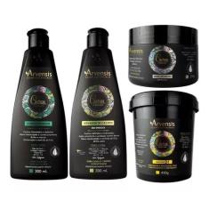 Kit Arvensis Crespos Cond Ativador Mascara 2X1 Geleia Alta