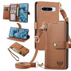 Furiet Capa carteira para Google Pixel 8 Pro 5G bolso com zíper bolsa com alça de pulso, suporte de couro PU flip fólio suporte de cartão acessórios capa de telefone para Pixel8Pro Pixel8 XL Eight